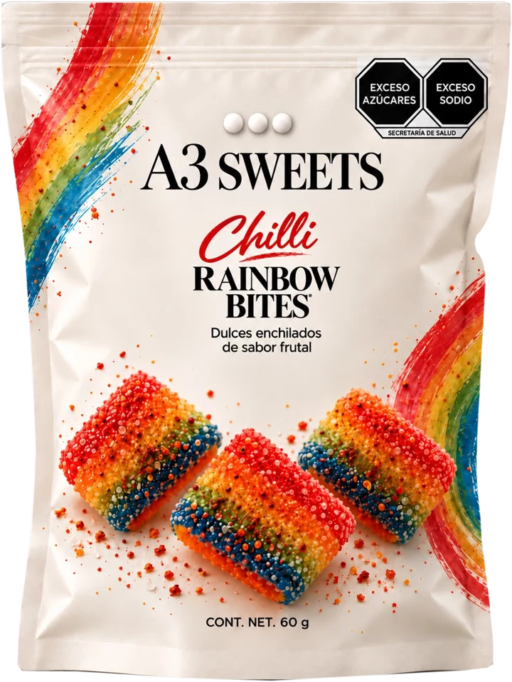 Bolsa A3 Sweets con el nombre de tu marca
