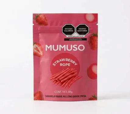 Strawberry Rope con empaque Mumuso